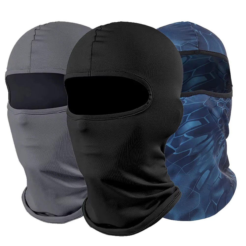 Balaclava Motorcycle Face Mask Moto Helmet Bandana Hood Ski Neck Full Face Mask Windproof Dustproof Face Shield Men'S Biker Mask